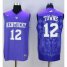 Kentucky Wildcats #12 Karl-Anthony Towns Blue Basketball Stitched NCAA Jersey