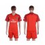 Paris Saint-Germain Blank Red Soccer Club Jersey