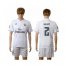 Real Madrid #2 Varane White Home Soccer Club Jersey
