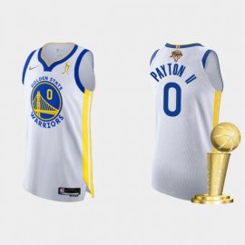 Golden State Golden State Warriors #0 Gary Payton II Mens Nike White 2021-22 NBA Finals Champions Authentic Jersey Mens