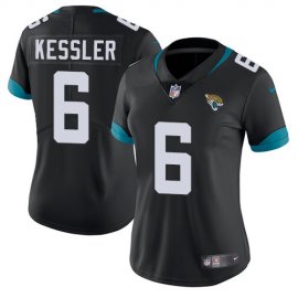 Nike Jacksonville Jaguars #6 Cody Kessler Black Team Color Womens Stitched NFL Vapor Untouchable Limited Jersey