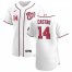 Washington Nationals #14 Starlin Castro Mens Nike White Home 2020 Authentic Player MLB Jersey