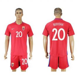 Norway #20 Berisha Home Soccer Country Jersey