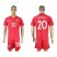 Norway #20 Berisha Home Soccer Country Jersey