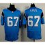 Nike Carolina Panthers #67 Ryan Kalil Blue Alternate Mens Stitched NFL Elite Jersey