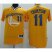 Warriors #11 Klay Thompson Gold Alternate Stitched Revolution 30 NBA Jersey