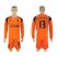 Liverpool #13 Manninger Orange Goalkeeper Long Sleeves Soccer Club Jersey