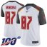 Nike Tampa Bay Buccaneers #87 Rob Gronkowski White Youth Stitched NFL 100th Season Vapor Untouchable Limited Jersey