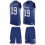 Nike New York Giants #19 Kenny Golladay Royal Blue Team Color Mens Stitched NFL Limited Tank Top Suit Jersey