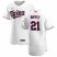 Minnesota Twins #21 Tyler Duffey Mens Nike White Home 2020 Authentic Player MLB Jersey