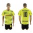 Dortmund #10 Mkhitaryan Home Soccer Club Jersey