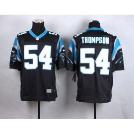 Nike Carolina Panthers #54 Shaq Thompson Black Team Color Mens Stitched NFL Elite Jersey