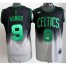 Boston Celtics 9 Rajon Rondo Black Grey Revolution 30 Swingman NBA Jerseys Cheap