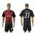 AC Milan #27 Kuco Home Soccer Club Jersey