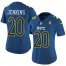 Nike New York Giants #20 Janoris Jenkins Navy Womens Stitched NFL Limited NFC 2017 Pro Bowl Jersey
