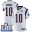 Nike New England Patriots #10 Josh Gordon White Super Bowl LIII Bound Youth Stitched NFL Vapor Untouchable Limited Jersey