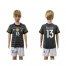 Germany #13 Ballack Away Kid Soccer Country Jersey
