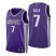 Nike Sacramento Kings #7 Chimezie Metu Purple Mens 2021-22 NBA 75th Anniversary Diamond Swingman Jersey – Icon Edition Mens