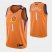 Phoenix Phoenix Suns #1 Devin Booker Mens 2021 NBA Finals Bound Statement Edition NBA Jersey Orange Mens