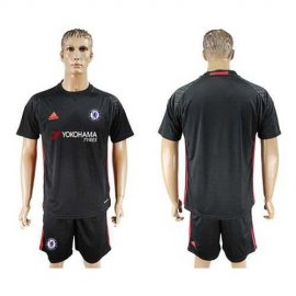 Chelsea Blank Black Goalkeeper Soccer Club Jersey