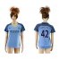 Womens Manchester City #42 Toure Yaya Home Soccer Club Jersey