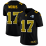 Los Angeles Rams #17 Robert Woods Mens Black Nike Golden Sequin Vapor Limited NFL Jersey