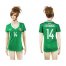Womens Mexico #14 J.Hernandez Home Soccer Country Jersey