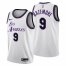 Nike Los Angeles Lakers #9 Kent Bazemore Mens 2022-23 City Edition NBA Jersey – Cherry Blossom White Mens
