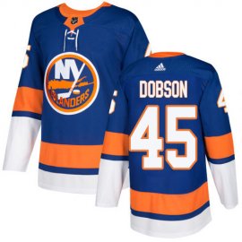 Adidas New York Islanders #45 Noah Dobson Royal Blue Home Authentic Stitched Youth NHL Jersey