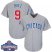 Chicago Cubs #9 Javier Baez Grey Road 2016 World Series Champions Stitched Youth MLB Jersey