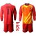 France #1 Lloris Red Goalkeeper Long Sleeves Kid Soccer Country Jersey