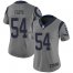 Nike Los Angeles Rams #54 Leonard Floyd Gray Womens Stitched NFL Limited Inverted Legend Jersey