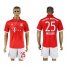 Bayern Munchen #25 Muller Home Soccer Club Jersey