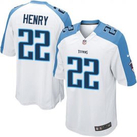 Nike Tennessee Titans #22 Derrick Henry White Youth Stitched NFL Elite Jersey