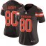Nike Cleveland Browns #80 Jarvis Landry Brown Team Color Womens Stitched NFL Vapor Untouchable Limited Jersey
