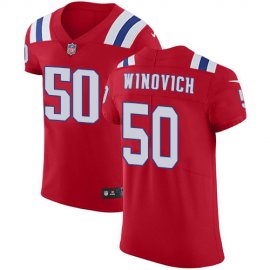 Nike New England Patriots #50 Chase Winovich Red Alternate Mens Stitched NFL Vapor Untouchable Elite Jersey