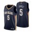 Nike New Orleans Pelicans #5 Herbert Jones Navy Mens 2021-22 NBA 75th Anniversary Diamond Swingman Jersey – Icon Edition Mens