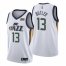 Nike Utah Jazz #13 Jared Butler White Mens 2021-22 NBA 75th Anniversary Diamond Swingman Jersey – Association Edition Mens
