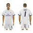 Real Madrid #1 Navas White Home Soccer Club Jersey
