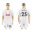 Tottenham Hotspur #25 Onomah White Home Soccer Club Jersey