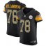 Nike Pittsburgh Steelers #78 Alejandro Villanueva Black/Camo Mens Stitched NFL Elite Jersey