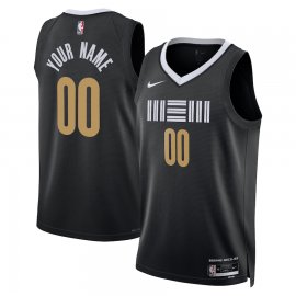 Memphis Grizzlies Nike Unisex 2023/24 Custom Swingman Jersey – Black – City Edition