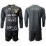 Dortmund Blank Away Long Sleeves Soccer Club Jersey