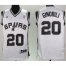 Revolution 30 San Antonio Spurs 20 Ginobili White Swingman Jersey Cheap