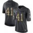 Nike New Orleans Saints #41 Alvin Kamara Black Mens Stitched NFL Limited 2016 Salute To Service Jersey