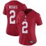 Nike New York Giants #2 Aldrick Rosas Red Alternate Womens Stitched NFL Vapor Untouchable Limited Jersey