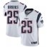 Nike New England Patriots #25 Terrence Brooks White Mens Stitched NFL Vapor Untouchable Limited Jersey
