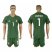 Belgium #1 COURTOIS Military Green Goalkeeper 2018 FIFA World Cup Soccer Jersey