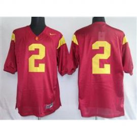 USC Trojans 2 Taylor Mays Red Football NCAA Jerseys