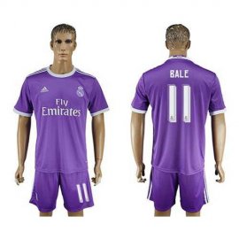 Real Madrid #11 Bale Away Soccer Club Jersey